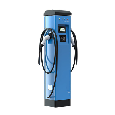 Carregador de veículos elétricos AC de 22 kW com leitor de cartão de débito POS dentro do padrão de interface Tipo1/Tipo2