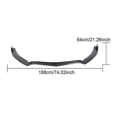 Mercedes Benz C63 AMG 2 Portas 2015-2019 Customizado Fibra de Carbono Frente Bumper Splitter Lip