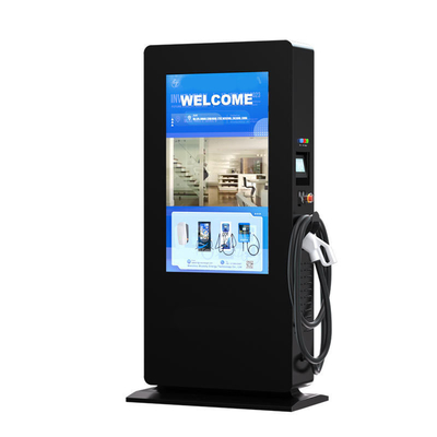 Carregamento com comprimento de fio de 5m CCS1/2 DC EV carregador rápido Estação de carregamento elétrico
