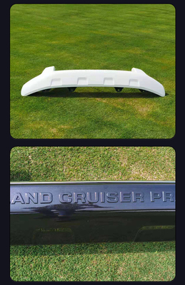 Toyota Land Cruiser Prado Series Body Kit com Lexus LM Front Bumper e saias laterais