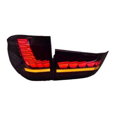 Lâmpada de cauda de direção de água fluente LED em escala de dragão dinâmica para BMW X5 2014-2018 Aplicável