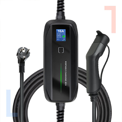 16A Caixa de carregamento de veículos elétricos portáteis Cabos de carregamento de automóveis IP 67 3.6kw Adequado para vários veículos