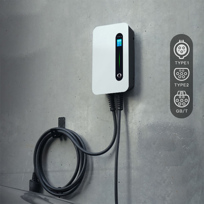 32A Carregador de carro elétrico de 7KW para Interface Tesla Standard Performance montado na parede