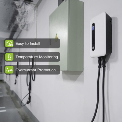 32A Carregador de carro elétrico de 7KW para Interface Tesla Standard Performance montado na parede