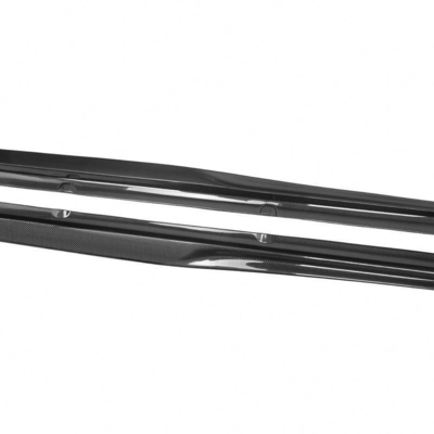 220*15*17cm Fibra de carbono saias laterais Extensão Para Mercedes-Benz Classe C W205 C205 C200