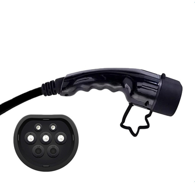 110V-240V AC Tipo 2 Carregador EV portátil de carro elétrico com tomada Schuko ajustável de corrente
