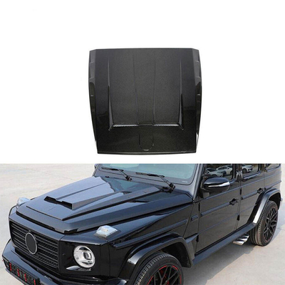 Mercedes-Benz Classe G G500 G550 AMG 2019 Gloss Negro Fibra de Carbono Motor Capot