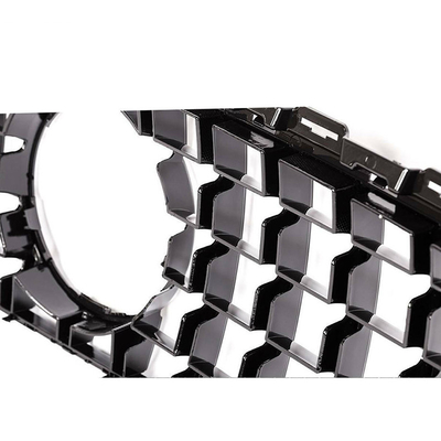 Grelha de grelha dianteira ABS GT Tipo Grelha dianteira de carro para Classe C W205 2014-2018