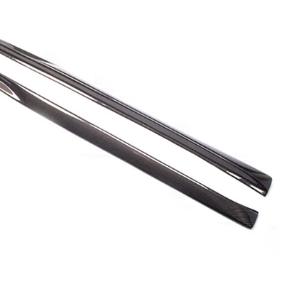 2013-2021 Saias laterais de fibra de carbono Splitter de extensão para Mercedes Benz W205 C205 Sport