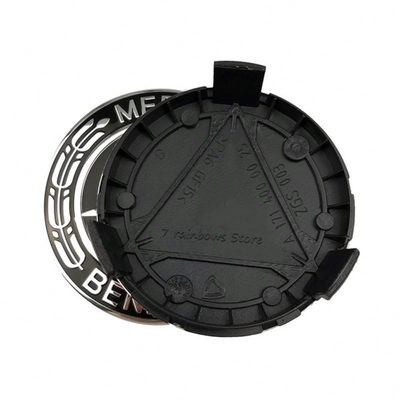 75 mm Rodas Centro Hub Caps Caps Cover Para Mercedes Benz A1714000025 Para adesivos de carroceria
