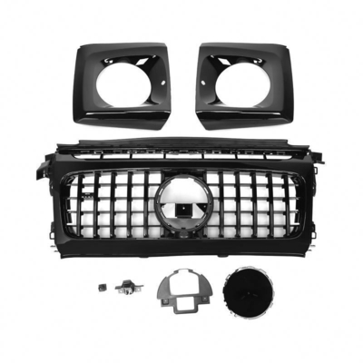 Outras peças de automóveis Grelha frontal de estilo automóvel para Mercedes Benz Classe G W464 2019 105*49*16CM