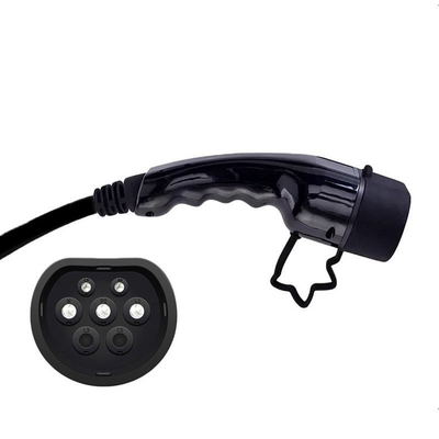 Carregador de veículos elétricos portátil 16A Carregador de veículos elétricos tipo 2 com tensão de entrada AC 110V-240V