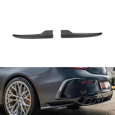 Mercedes Benz Classe C W205 C63 Limousine Fibra de Carbono traseiro bumper Splitter Apron 2015-2019