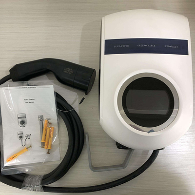 Carregador de automóvel elétrico com corrente ajustável 11Kw 22Kw Tipo2 Ip55 Ac Ev Carregador