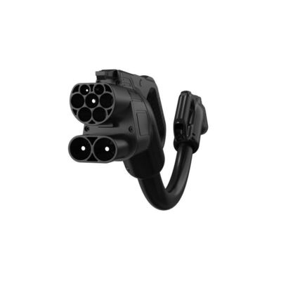 Adaptador de carregador rápido CCS2 para CCS1 EV com vida útil mecânica 10000 vezes e carregamento