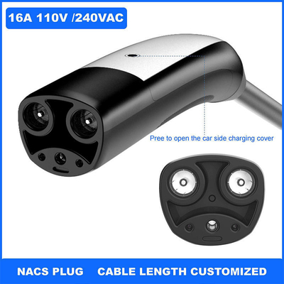 5M ou comprimento de cabo personalizado Nacs Ev conector 16A 32A 48A 50A 80A para Nacs Tesla