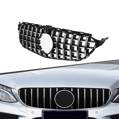 Grelha de cromo de tipo Gt preto 100% testada para Mercedes Benz Classe C W205
