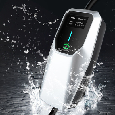6A-8A-10A-13A-16A-20A-24A-32A Carregador de veículos elétricos Tipo 1 Temperatura de funcionamento -30C 50C