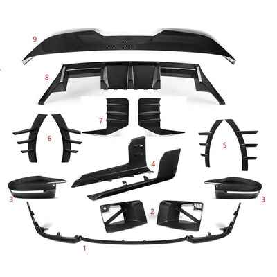 Prepreg Fibra de Carbono Seca M2 G87 Bumper Trim Body Kit MP Design de Estilo Para BMW Supply