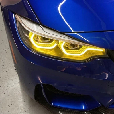 Filtro de automóveis Limão Amarelo DRL Lâmpada de marcha Fonte de luz do farol para BMW G30 F90 M5 CSL