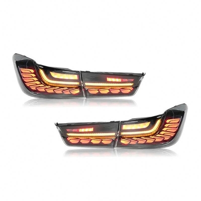 Lâmpada traseira LED M3 320 325i Luz traseira com indicador sequencial 12V 5W