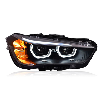 12V Farol de montagem de colher modificada luz diurna LED Laser Lens para BMW X1