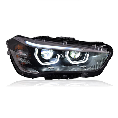 12V Farol de montagem de colher modificada luz diurna LED Laser Lens para BMW X1