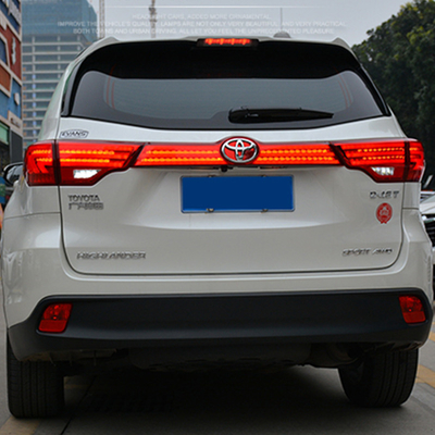2015-2017 Ano aplicável Luz traseira LED contínua modificada Para Toyota Highlander