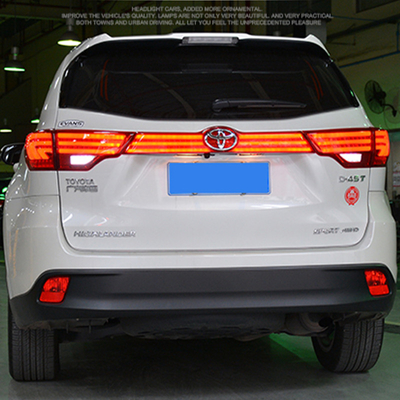 2015-2017 Ano aplicável Luz traseira LED contínua modificada Para Toyota Highlander