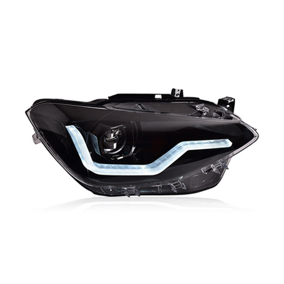 Flow Steering LED Headlight Assembly para BMW Série 1 12-15 Luz de circulação diurna modificada