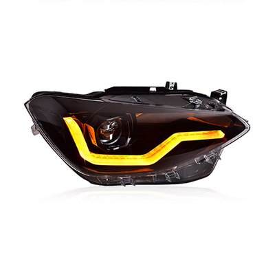 Flow Steering LED Headlight Assembly para BMW Série 1 12-15 Luz de circulação diurna modificada