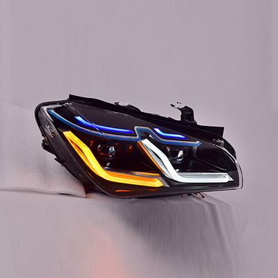 Montura de faróis LED de 12 V para BMW X1 E84 11-15 Luz de circulação diurna e sinal de virada