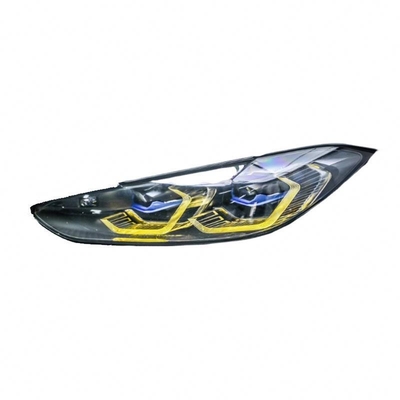 Conjunto de painéis de módulos LED DRL amarelo limão para BMW M3 G80 M4 G82 Faróis laser Acessórios de automóveis