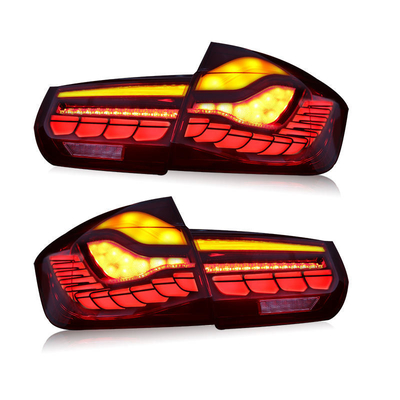 BMW Série 3 F30 Lâmpada traseira LED de escala dragão 2013-2019 M3 320 325i Lâmpada traseira
