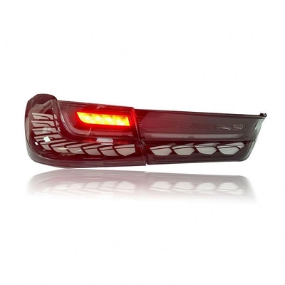 Luz traseira de carro LED para BMW Série 3 G20 G28 Com sinal DRL e lâmpada traseira de escala de dragão