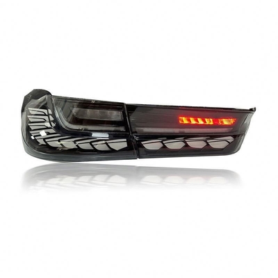 Luz traseira de carro LED para BMW Série 3 G20 G28 Com sinal DRL e lâmpada traseira de escala de dragão