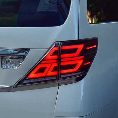 Modelo de automóvel Para Toyota Alphard 2007-2013 Sistema de iluminação traseira de sinal de travagem LED