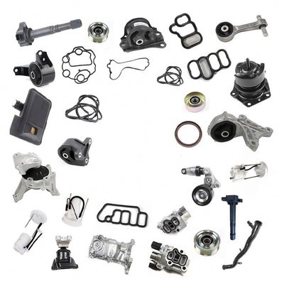 Peças originais de motores de automóveis para automóveis japoneses para Nissan Toyota Honda Plástico/Alumínio/Aço