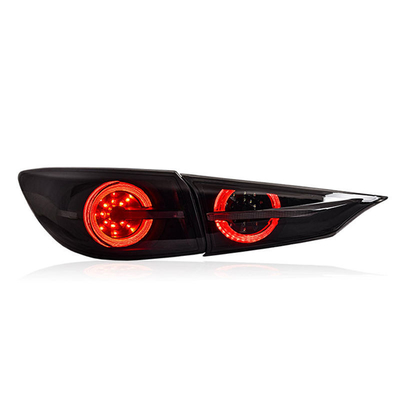 Luzes traseiras LED sequenciais de 35W 12V e sinal de virada para animação de arranque do Mazda 3