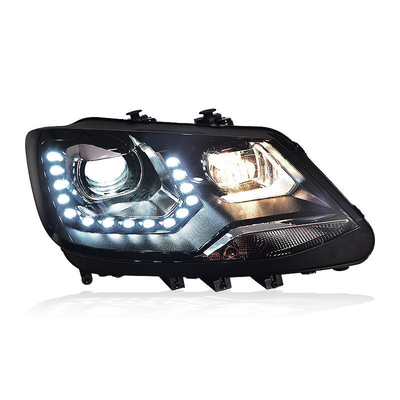 Lâmpadas dianteiras LED de lente para Volkswagen Sharan 2012-2019 Com tipo de fonte de luz LED