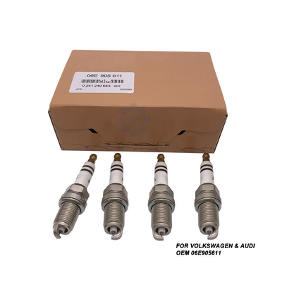 Motor de ignição Irídio Auto Spark Plug 06E905611 para Audi VW 2.8 VR6 Ano 2005-