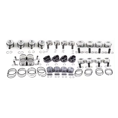 Conjunto de pistões de liga de alumínio para Audi VW Q7 Auto Engine Parts Liner 74.5mm Diâmetro
