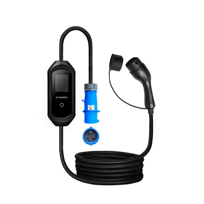 Potência de entrada 250V Max Carregador de carro elétrico inteligente Carregador EV portátil para carregamento rápido