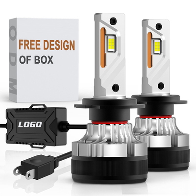 DC 12-30V Carro de alta luminosidade 65 Wattage 9006 9005 H11 H4 auto LED lâmpada com ventilador