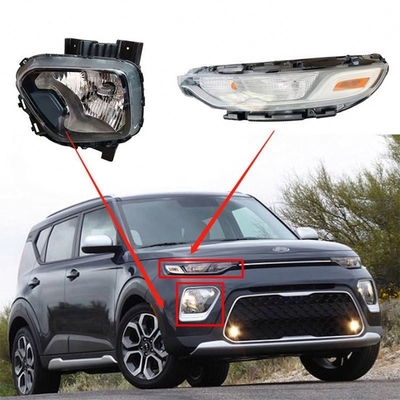 Atualize o seu Kia Soul 2020- com o nosso topo de desempenho Fog Lamp Cover Head Light Headlamp