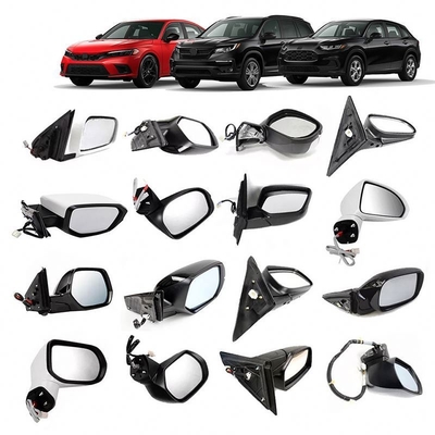 Acessórios de automóveis de plástico PMAA Espelho retrovisor Espelho lateral OEM 76258-TM4-H01 para Honda 2014