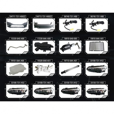 Kit de carroceria de automóvel para Honda Civic Fe 2020 2021 2022 2023 Substituição/reparação necessária diretamente