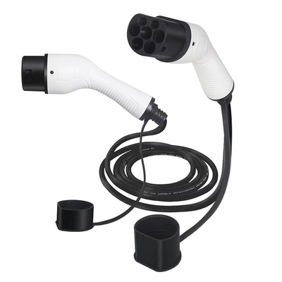 Durable Europe Warehouse 16A/32A 1P 3P Tipo1 Tipo2 Cabo de Carregamento Plug Adaptador Socket 3.5Kw Carregador EV Portátil