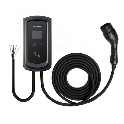 5M Tipo 2 TPU Jacket Carregador de Carro Elétrico Ev com Display LED e Tipo2 Interface Standard