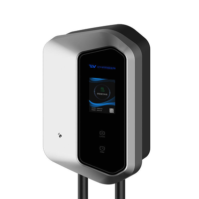 Estação de carregamento de veículos elétricos 7 kW Caixa de parede tipo 2 com potência de entrada de 250 V